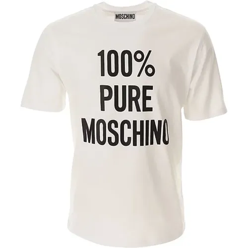 Short Sleeve T-Shirt , male, Sizes: S, 2XL, XL, M, L - Moschino - Modalova