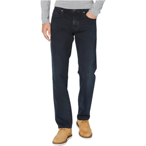 Straight Leg Jeans Blau 5-Pocket , Herren, Größe: W32 L34 - camel active - Modalova