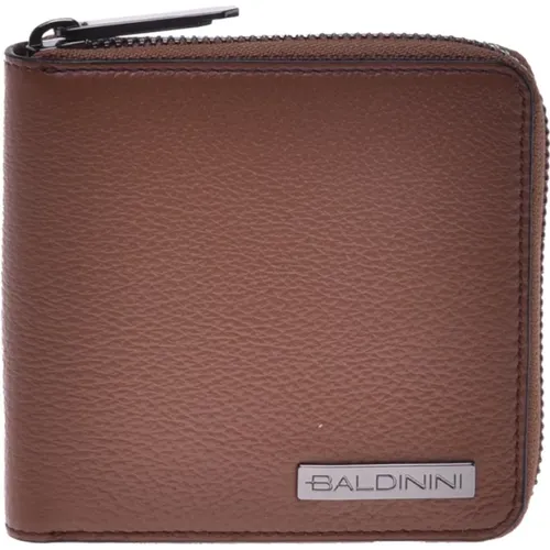 Wallet in leather , male, Sizes: ONE SIZE - Baldinini - Modalova