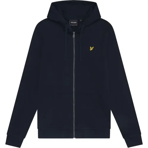 Zip Through Hoodie , male, Sizes: XL, L, 2XL - Lyle & Scott - Modalova