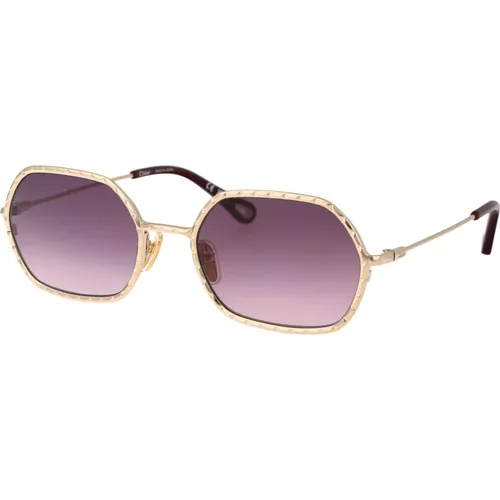 Stylische Sonnenbrille mit Modell Ch0231S , Damen, Größe: 56 MM - Chloé - Modalova