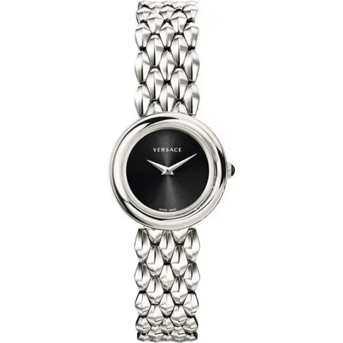 V-Flare Edelstahl Armbanduhr - Versace - Modalova