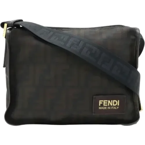 Pre-owned Canvas shoulder-bags , female, Sizes: ONE SIZE - Fendi Vintage - Modalova