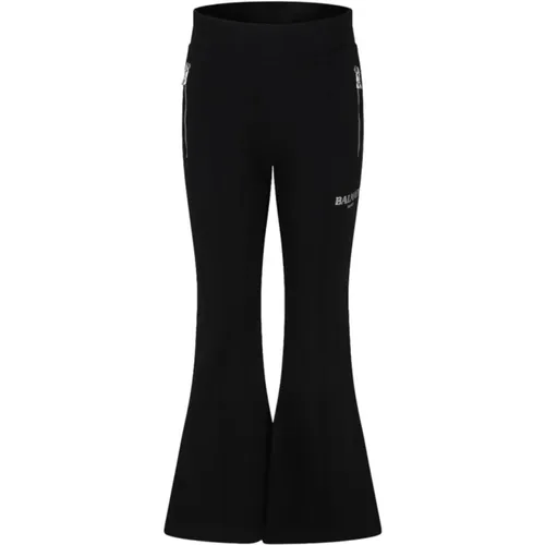 Schwarze Ausgestellte Casual Hose - Balmain - Modalova