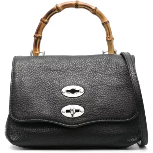 Leather Stud Bag , female, Sizes: ONE SIZE - Zanellato - Modalova