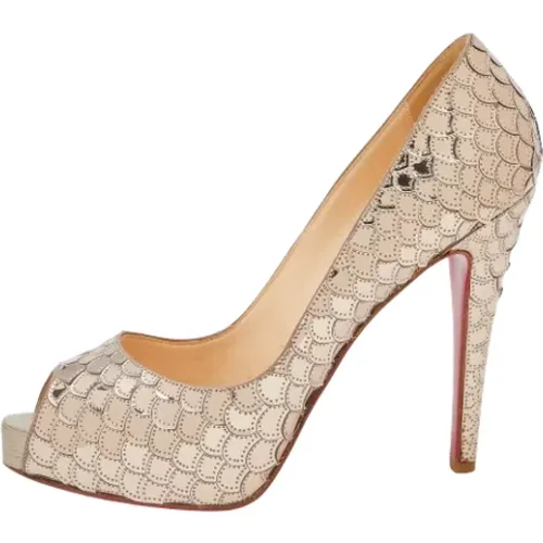 Pre-owned Plastic heels , female, Sizes: 5 1/2 UK - Christian Louboutin Pre-owned - Modalova