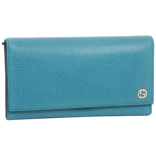 Pre-owned Leather wallets , female, Sizes: ONE SIZE - Gucci Vintage - Modalova