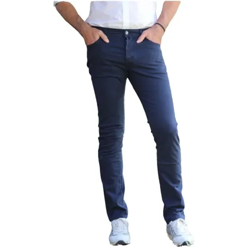 Denim Jeans with Cotton and Lyocell Blend , male, Sizes: W37, W30, W35, W38, W32, W29 - Jacob Cohën - Modalova