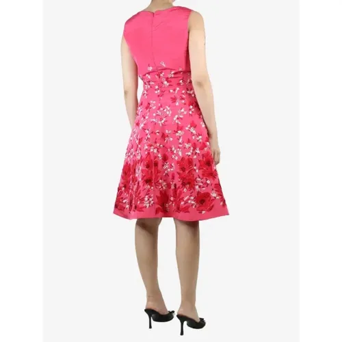 Pre-owned Silk dresses , female, Sizes: M - Oscar De La Renta Pre-owned - Modalova