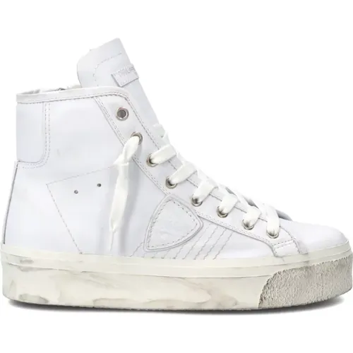 Weiße High Top Sneakers - Philippe Model - Modalova