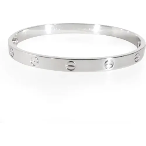 Pre-owned White Gold bracelets , female, Sizes: ONE SIZE - Cartier Vintage - Modalova