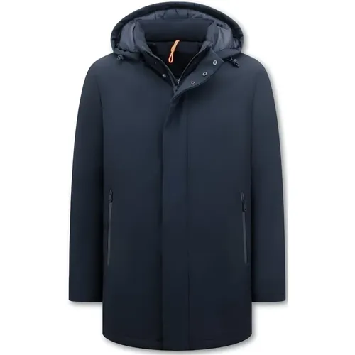 Winterjacke für Herren mit abnehmbarer Kapuze - 8766 , Herren, Größe: 2XL - Enos - Modalova