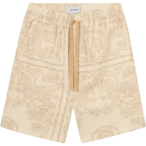 Paisley Muster Leichte Shorts mit Kordelzug - Les Deux - Modalova