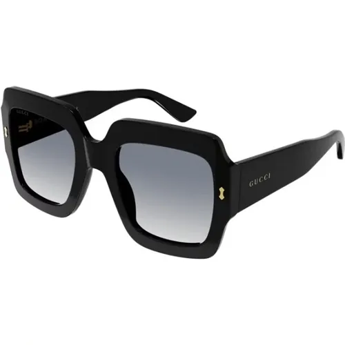 Grey Sunglasses Gg1111S 001 , female, Sizes: 53 MM - Gucci - Modalova