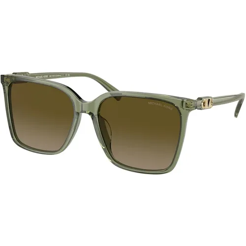 Transparent Sunglasses Canberra Mk2197U , female, Sizes: 56 MM - Michael Kors - Modalova