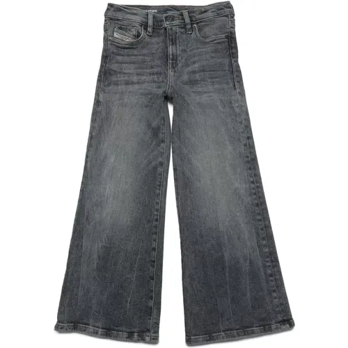 Flare Graue Marmor-Effekt Jeans 1978 - Diesel - Modalova