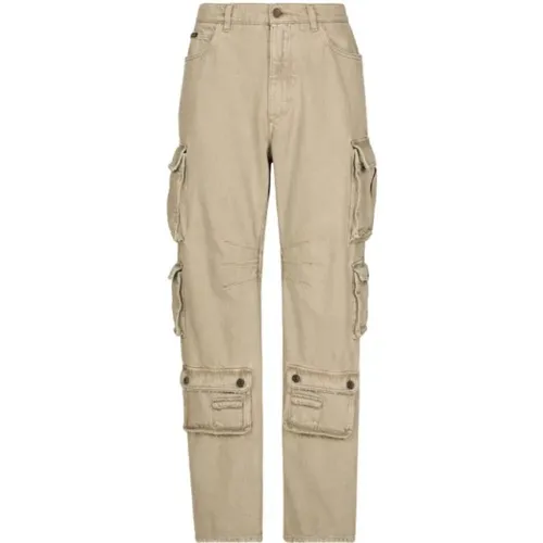 Beige Cargo Hose Dolce & Gabbana - Dolce & Gabbana - Modalova