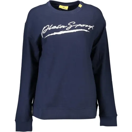 Damen Sweatshirt mit Kontrastdetails , Damen, Größe: S - Plein Sport - Modalova