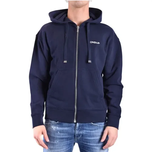 Stylish Zip Sweatshirt Upgrade , male, Sizes: M - Dondup - Modalova