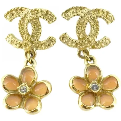 Pre-owned Fabric earrings , female, Sizes: ONE SIZE - Chanel Vintage - Modalova