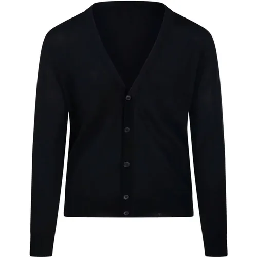 Schwarzer Cardigan für Frauen , Herren, Größe: S - Emporio Armani - Modalova