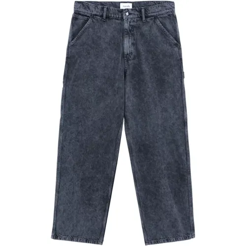 Denim Work Pants , male, Sizes: W34, W33 - Amish - Modalova