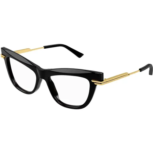 Sunglasses Bv1266O Frames,Schwarze Optische Brille mit Zubehör,Rote Optische Rahmen Stilvoll und vielseitig - Bottega Veneta - Modalova