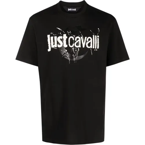 T-Shirts , Herren, Größe: S - Just Cavalli - Modalova