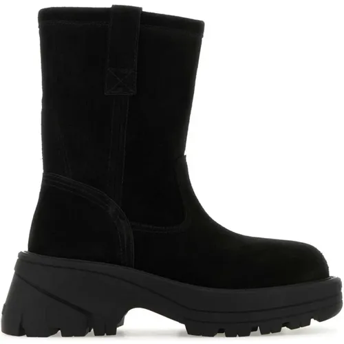 Schwarze Wildleder Stiefeletten , Damen, Größe: 40 EU - 1017 ALYX 9SM - Modalova