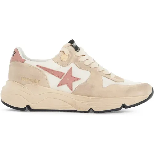 Nylon Wildleder Laufschuhe Strapazierfähige Sohle , Damen, Größe: 40 EU - Golden Goose - Modalova