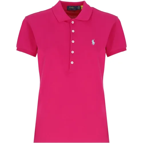 Polo Shirt Fuchsia , female, Sizes: M, XL, L, S - Ralph Lauren - Modalova