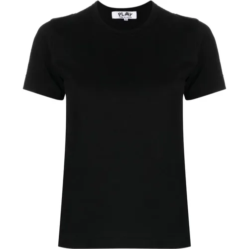 Stilvolles Schwarzes Strick T-Shirt , Damen, Größe: L - Comme des Garçons - Modalova