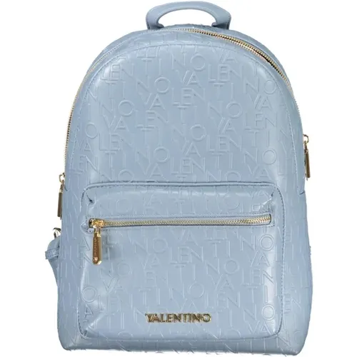 Stylischer Blauer Rucksack mit Mehreren Fächern - Valentino by Mario Valentino - Modalova