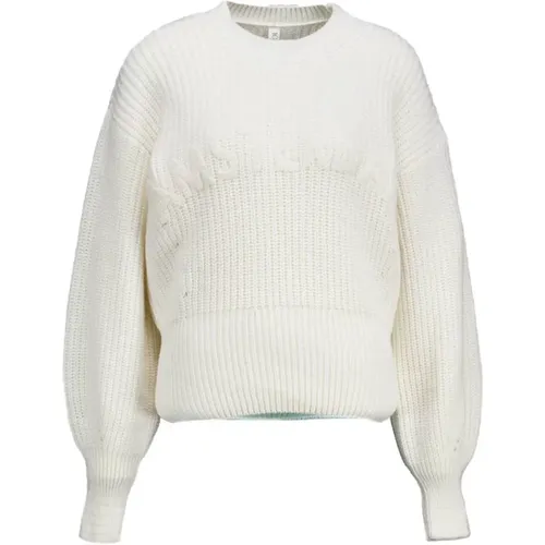 Amsterdam Ecru Knit Sweater - Womens , female, Sizes: M, L - 10Days - Modalova