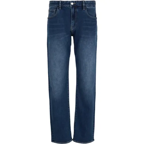 Slim Dunkelblaue Jeans Ss24 , Herren, Größe: W29 - Armani Exchange - Modalova