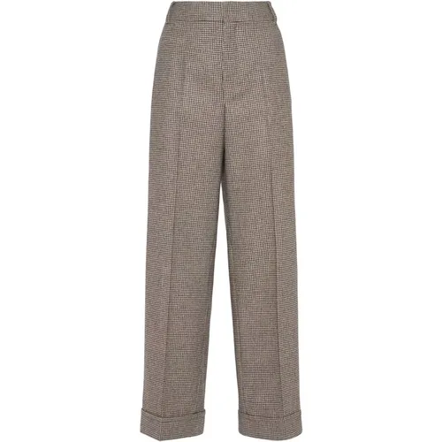 Luxury Wool Cashmere Trousers Lilly , female, Sizes: L - Max Mara - Modalova