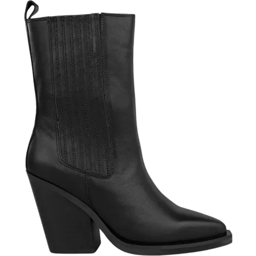 Pointed Toe Leather Ankle Boots , female, Sizes: 2 UK, 3 UK, 6 UK, 5 UK, 4 UK - Alma en Pena - Modalova