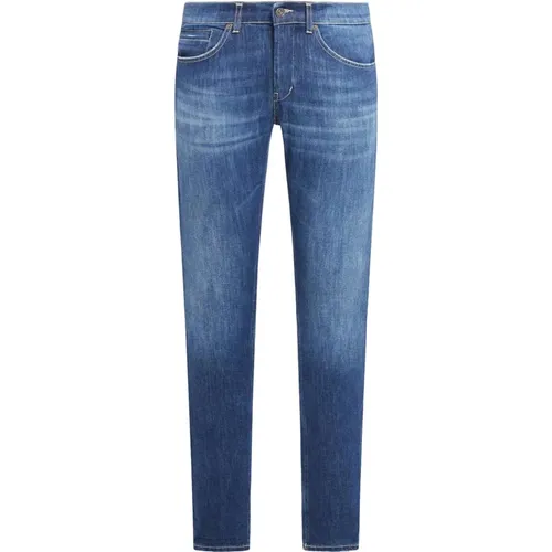 Slim Fit George Jeans , Herren, Größe: W31 - Dondup - Modalova