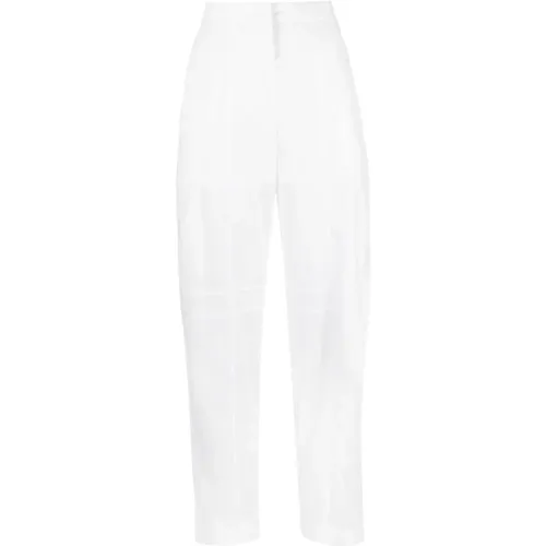 Wide Leg Cotton Trousers , female, Sizes: M - Jil Sander - Modalova