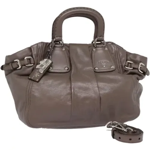 Pre-owned Leather prada-bags , female, Sizes: ONE SIZE - Prada Vintage - Modalova