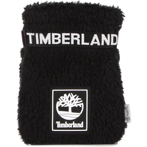 Schwarze Mini Cross Body Fleece Tasche - Timberland - Modalova