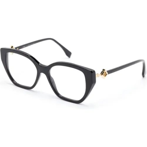 Fe50100I 001 Optical Frame , female, Sizes: 53 MM - Fendi - Modalova