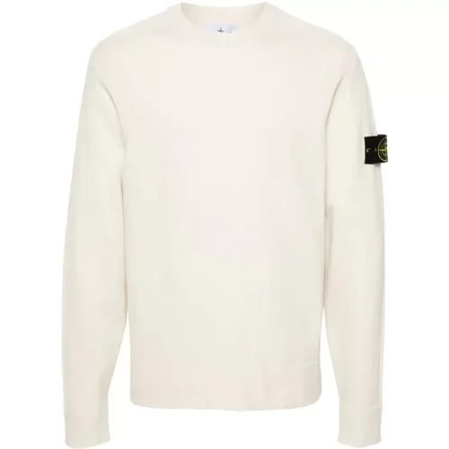 Wool Blend Jumper with Compass Badge , male, Sizes: S, XL - Stone Island - Modalova