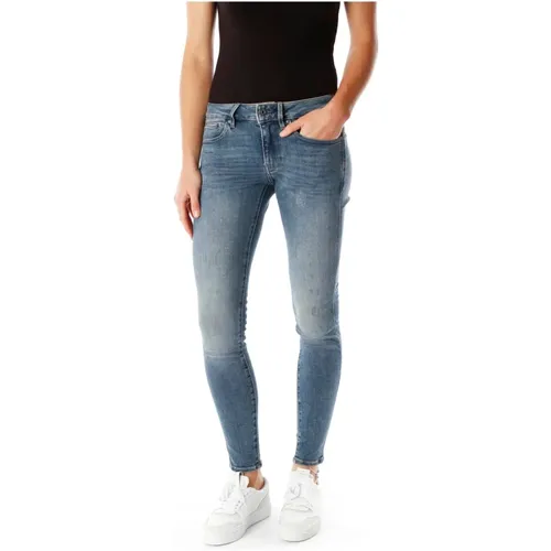 Midge Zip Skinny Fit Midwaist Jeans , Damen, Größe: W29 L32 - G-Star - Modalova