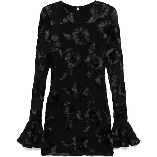 Floral Mesh Mini Dress , female, Sizes: M, XS, S - Rotate Birger Christensen - Modalova