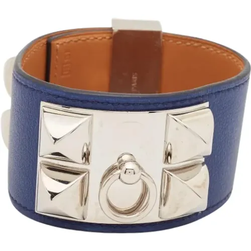 Pre-owned Leather bracelets , female, Sizes: ONE SIZE - Hermès Vintage - Modalova