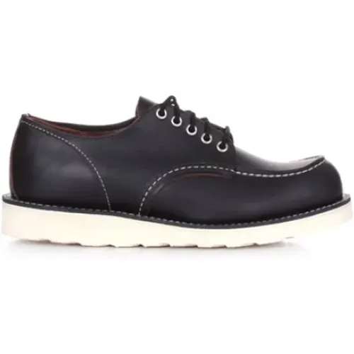 Suede Moc Oxford Rubber Sole Shoe , male, Sizes: 9 UK, 7 1/2 UK, 9 1/2 UK - Red Wing Shoes - Modalova