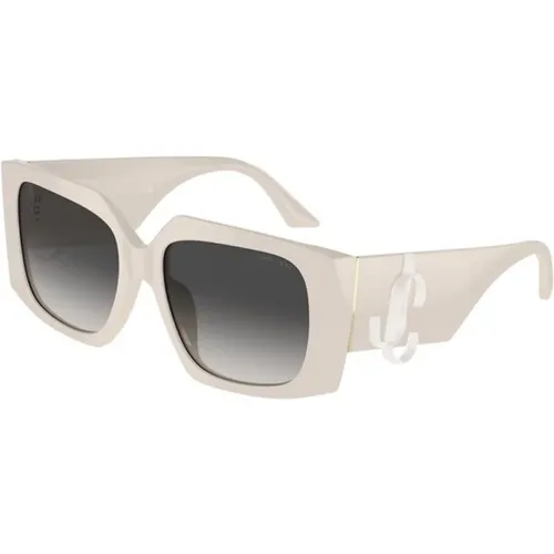 Chic Sunglasses with Gray Gradient Lenses , unisex, Sizes: 55 MM - Jimmy Choo - Modalova