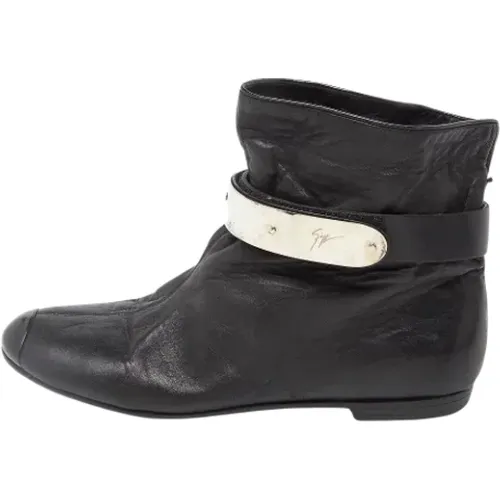 Pre-owned Leder boots , Damen, Größe: 37 EU - Giuseppe Zanotti Pre-owned - Modalova