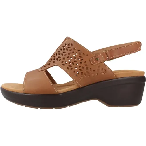 Stilvolle Flache Sandalen für Frauen - Clarks - Modalova